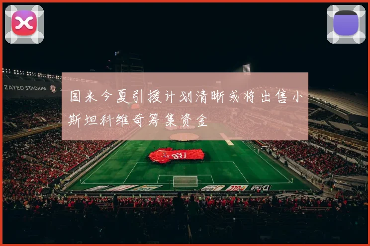 国米今夏引援计划清晰或将出售小斯坦科维奇筹集资金